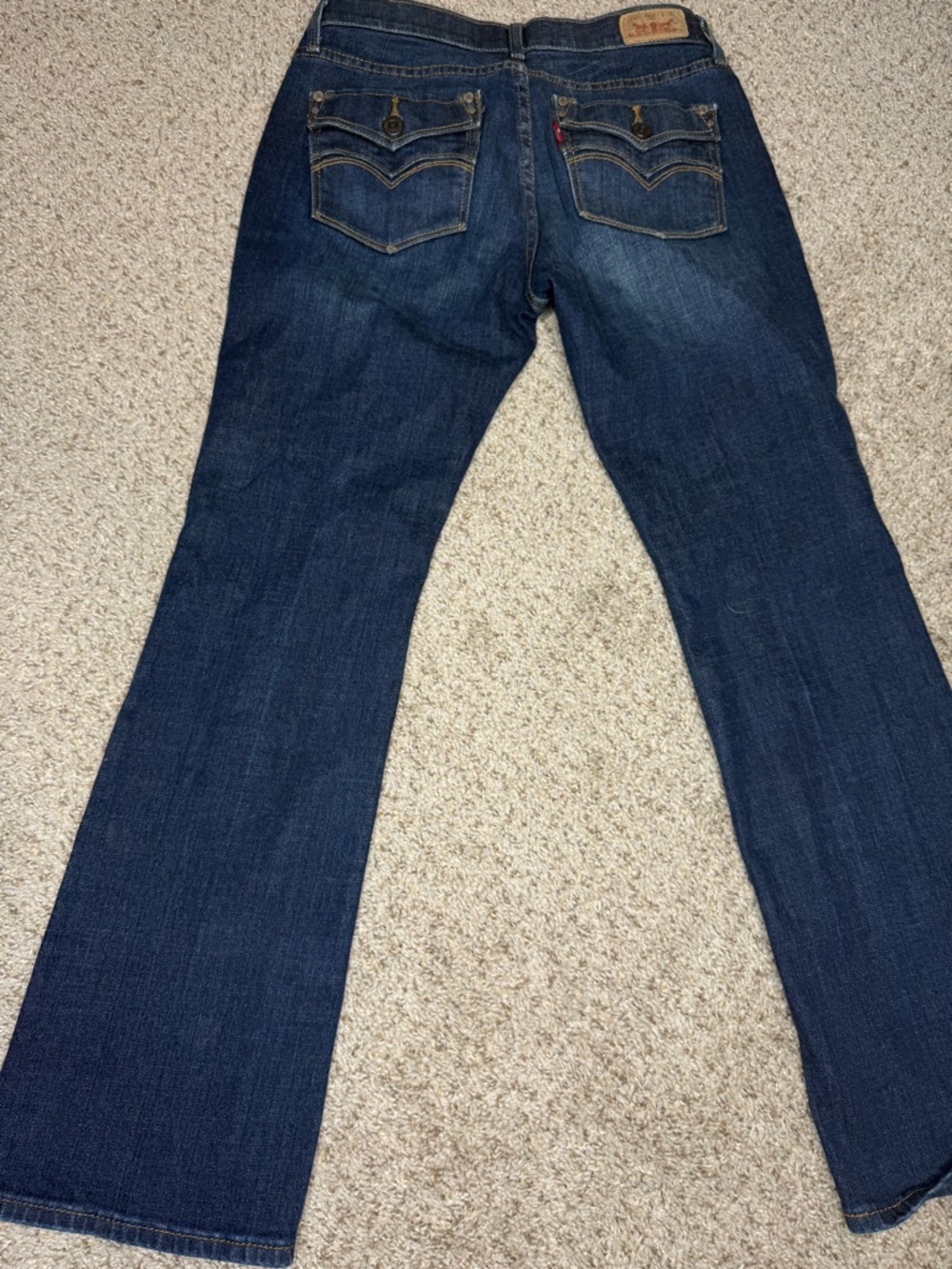 Levi’s Women's Dark Blue Bootcut Jeans - Picture 6 of 7